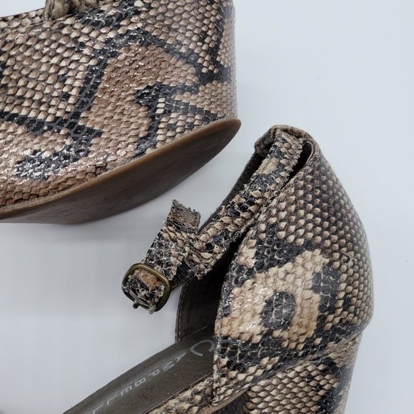 Carmen Platform Leather Sandals Jeffrey Campbell 9 - Picture 7 of 13